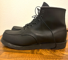 Red Wing Shoes #8074 Men’s Black Leather Lace-Up Ankle Boots US 11.5 D EUR 45