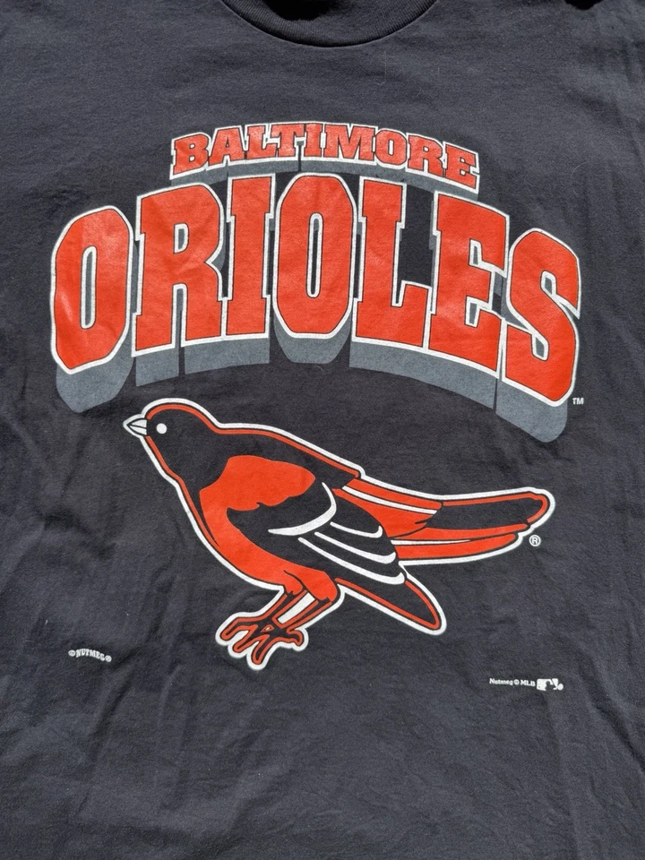 Vintage Baltimore Orioles Gold Tag Nutmeg Sports Graphic tee Size L - Image 2 of 4