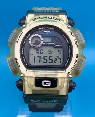 CASIO VINTAGE G-SHOCK DW-9000S-7V G-LIDE SURF TIMER 1997 | eBay UK