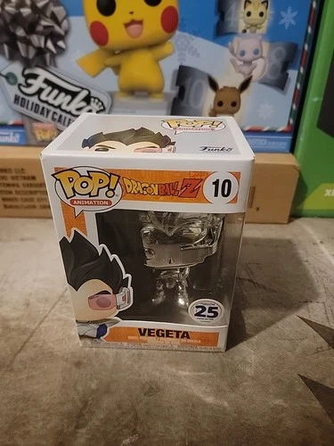 Funko Pop! Vinyl: Dragon Ball - Vegeta (Chrome) - Funimation (Exclusive) #10