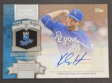 2013 KELVIN HERRERA Topps Chasing History Autograph Auto Card #CHA-KH KC Royals