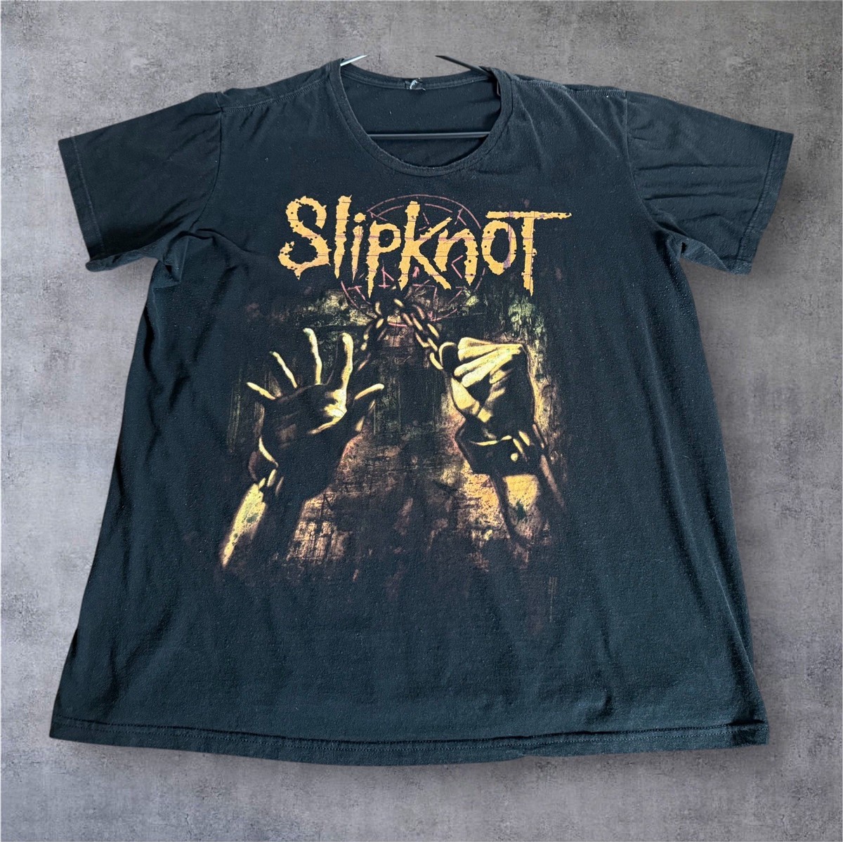 00s slipknot vintage Tシャツ ? Vintage 00s Slipknot rock band t 