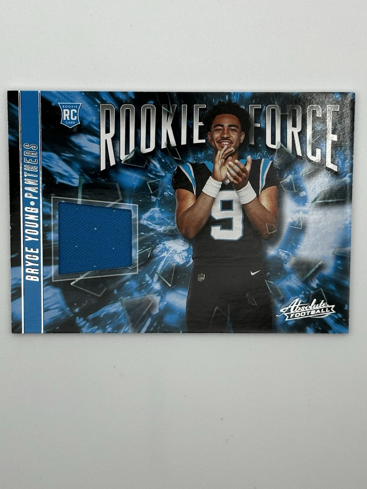 Bryce Young Panini Absolute Rookie Force Relic #RF1 Base