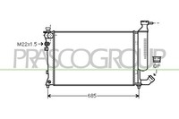Prasco KüHler WasserküHler FüR CitroëN Xsara Coupe 1.8I 1.4I Peugeot 306 Break