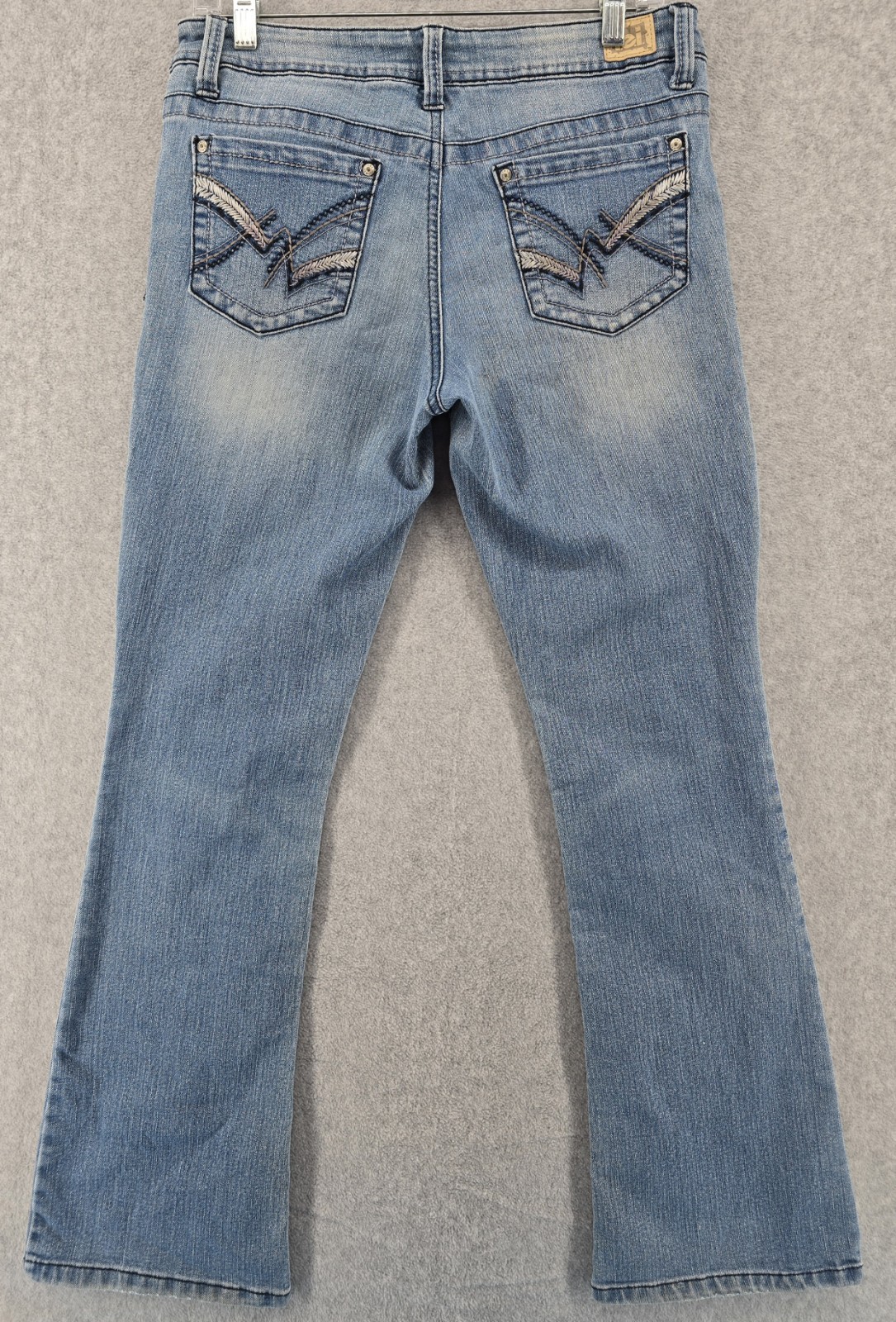 Vtg Y2K LEI Ashley Low Rise Bootcut Denim Jeans Junior's 9 (33x30