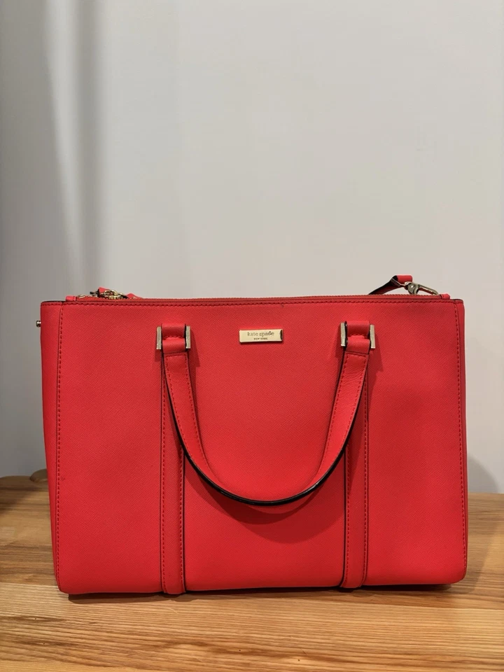 Kate Spade Work Tote Red - Image 2 of 4