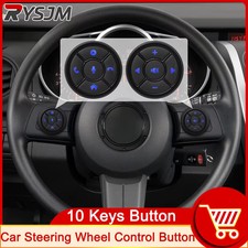 Universal 10-Key Steering Wheel Control Button Wireless Remote Car GPS Radio Mus