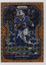 2020 Panini Prizm Rookie Lazer Prizm Zack Moss #311 12pq