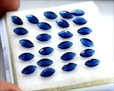 CERTIFIED CALIBRATED 4x2 mm Marquise NATURAL SAPPHIRE LOOSE GEMSTONE 50 pcs LOT