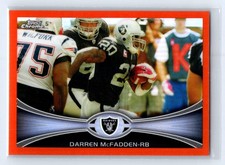2012 Topps Chrome #107 Darren McFadden Orange Refractors Oakland Raiders
