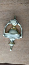 Vintage Solid Colonial Brass Victorian Style Door Knocker 7.75" x 4"