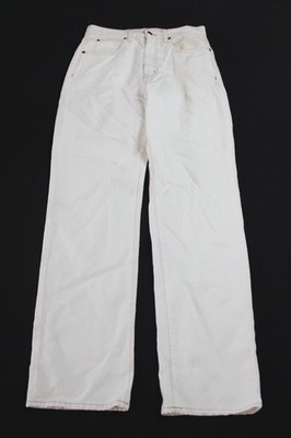 SLVRLAKE Women's London 5-Pocket Mid-Rise Ankle Length Pants AC2 Ecru Size 28