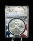 2026 $1 .999 SILVER AMERICAN EAGLE ANACS MS70  FIRST STRIKE COIN 7554