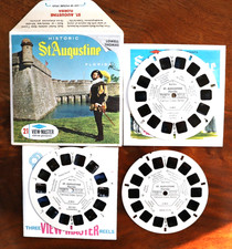 VIEWMASTER HISTORIC ST AUGUSTINE FLORIDA SAWYERS S6 A981 3 REEL SET 2 