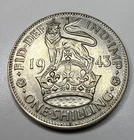 Photo of a 1943 George VI Shilling from an eBay listing that sold on Jun 24, 2026