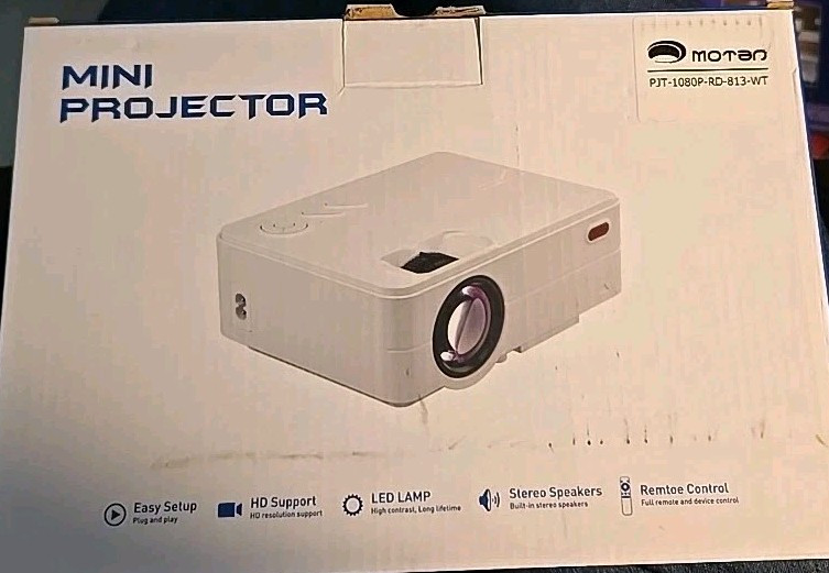 Portable Mini Projector for Home Theater & Cinema-image
