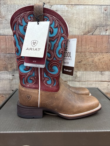 ARIAT Style 10036025 Karma VentTEK Damen-Cowgirl-Stiefel Größe 5,5 Red Flame - Bild 4 von 12
