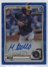 2020 Bowman Chrome Sapphire Edition Prospect Micah Bello #BSPA-MB Auto 12i0