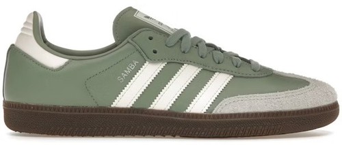 adidas gazelle silver green womens adidas Samba OG Silver Green Putty Mauve (Women's)  OFFTRENDCLUB