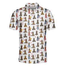 Funny Golf Polo Shirt Men Women Button Up Short Sleeve Golf Lover Gag Gift