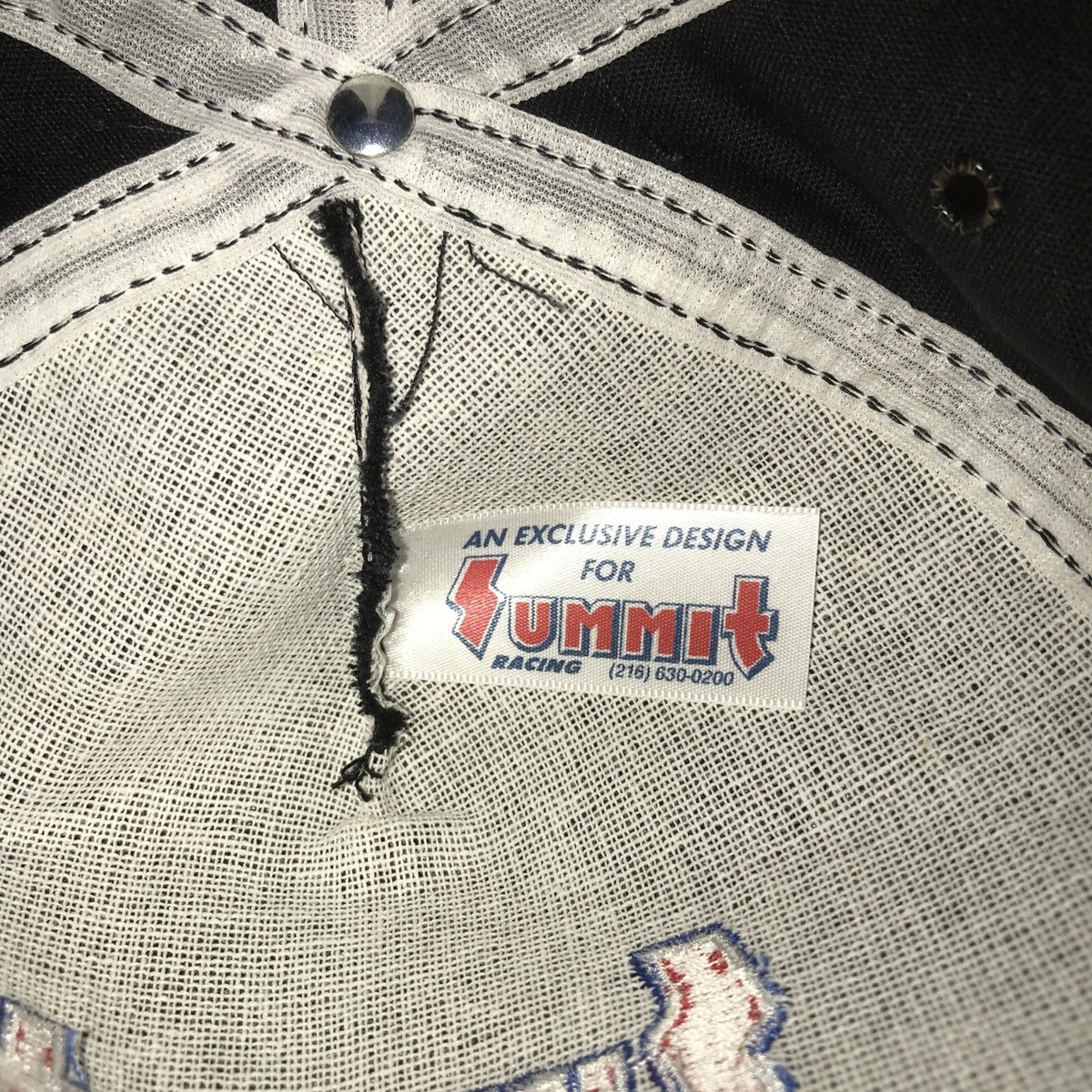 yuu Vintage Summit Racing Equipment Hat Snapback Baseball Cap Made In