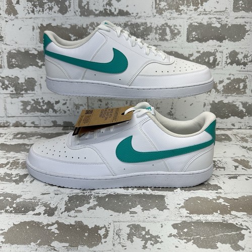 Nike Court Vision Low Next Nature Sneaker Mens Size 15 White/Jade NWT DH2987 109