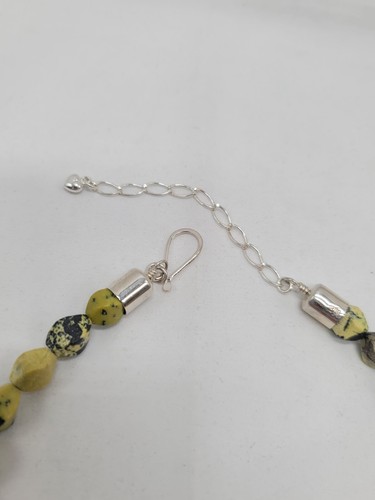 Collar Colgante Jay King Serpentina Amarilla Plata de Ley 925 DTR Nuevo En Caja - Imagen 9 de 13