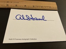 1963 GIANTS: Al Stanek, SIGNED Card D.2018