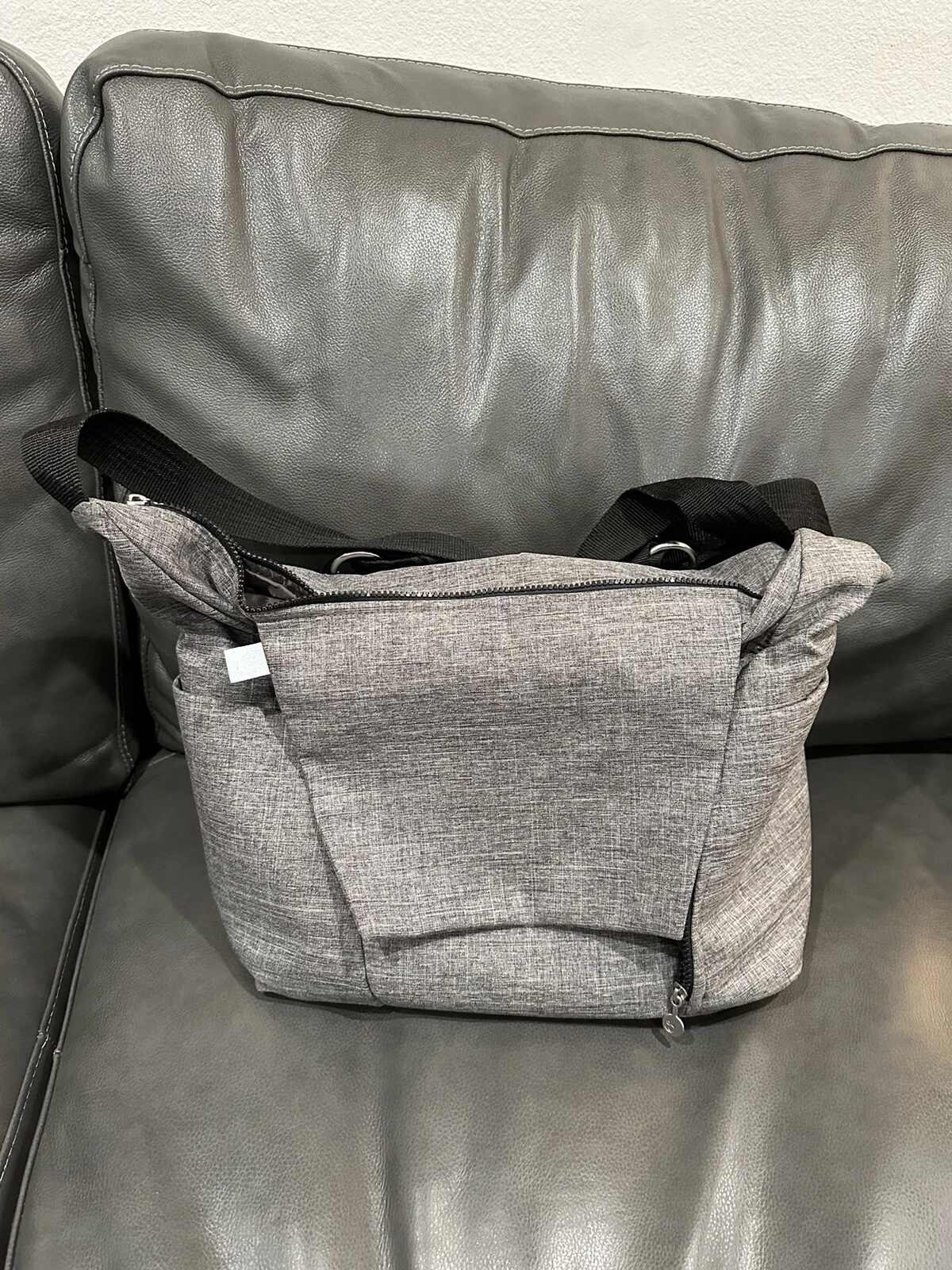 STOKKE Diaper Changing Bag Backpack Gray - Compatible With All Stokke Strollers