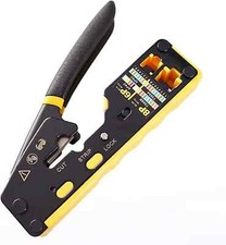 Pass Through Crimp Tool Cat6 Crimping Tool with Pass Through Ethernet Crimper