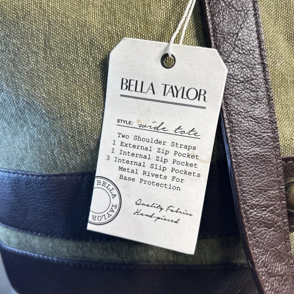 Bella Taylor Delta Xtra Large Tote Bag Green - Image 2 of 4