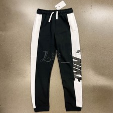 NWT Nike Kids DM8062-010 NSW Sportswear Amplify Jogger Pants Black White Size L