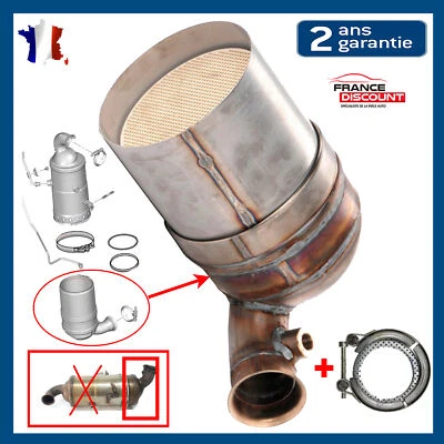 PARTSLINE FAP Filtre à Particules pour 1007 206 207 307 308 3008 5008 Partner 1.6 Hdi