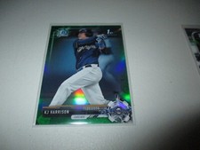 KJ Harrison 2017 1st Bowman Draft Chrome Green Refractor #BDC-110 /99
