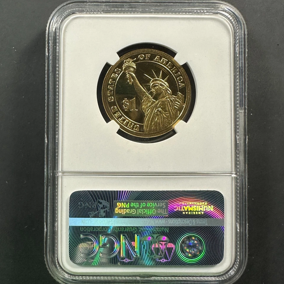 2009-S $1 William H. Harrison Presidential Dollar, PROOF, NGC PF69 UCAM (85230) - Image 2 of 2