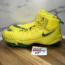 Nike Force Savage Pro Shark PE Oregon Ducks PLAYER ISSUE SAMPLE Cleats sz 16