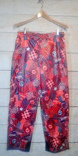 Rare Vtg 70s Obermeyer USA Patriotic Peace Symbol Insulated Ski Snow Pants 29x25