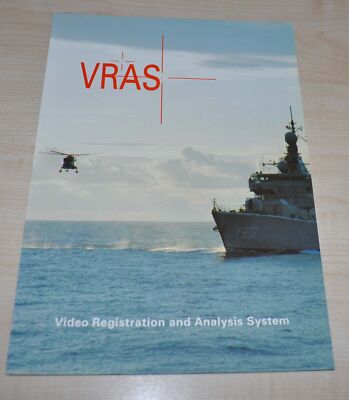 VRAS Video Registration and Analysis System Fleet Navy Brochure Prospekt