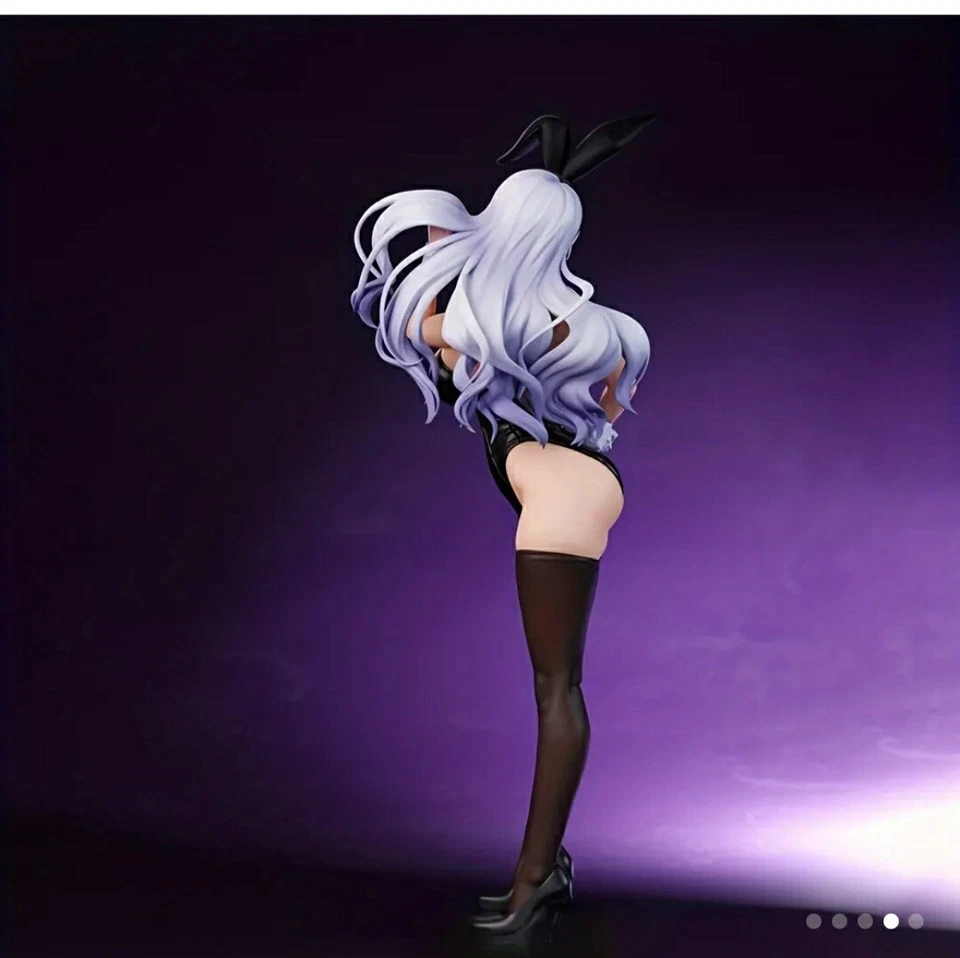 23cm Sexy Hase Anime -Figur Ohren Statue Sammeln Toy Grau - Bild 2 von 4