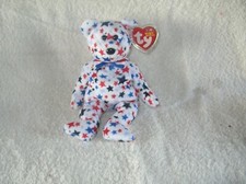 VINTAGE TY Beanie Babies -  RED, WHITE & BLUE the Bear (8.5 inch) RARE