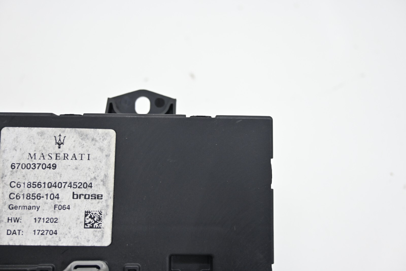 ⭐ 14-21 Maserati Ghibli Quatt Rear Trunk Lid Lift Control Module Ecu Unit Oem