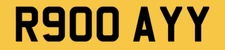 RAY PRIVATE REGISTRATION PERSONAL CAR NUMBER PLATE R900 AYY RAYMOND RAYS REG