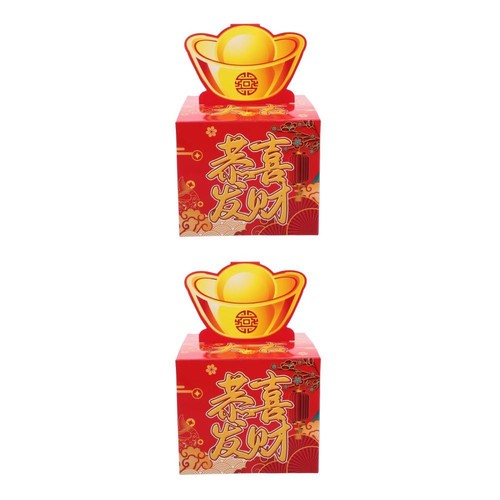 2 Sets „Frohes Neues Jahr“-Spardose, Geld-Geschenkbox zum Herausziehen, - Bild 8 von 12