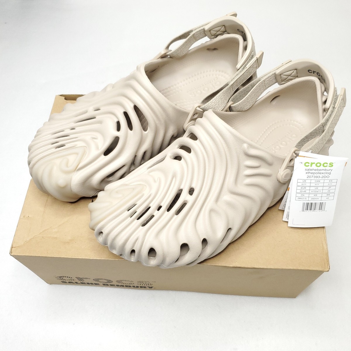Crocs Pollex Clog by Salehe Bembury Horchata Tan Men's US