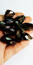 Smoky Nugget 15x20-10x15 mm Tumble Faceted Natural Loose Gemstone Beads 20 Pc