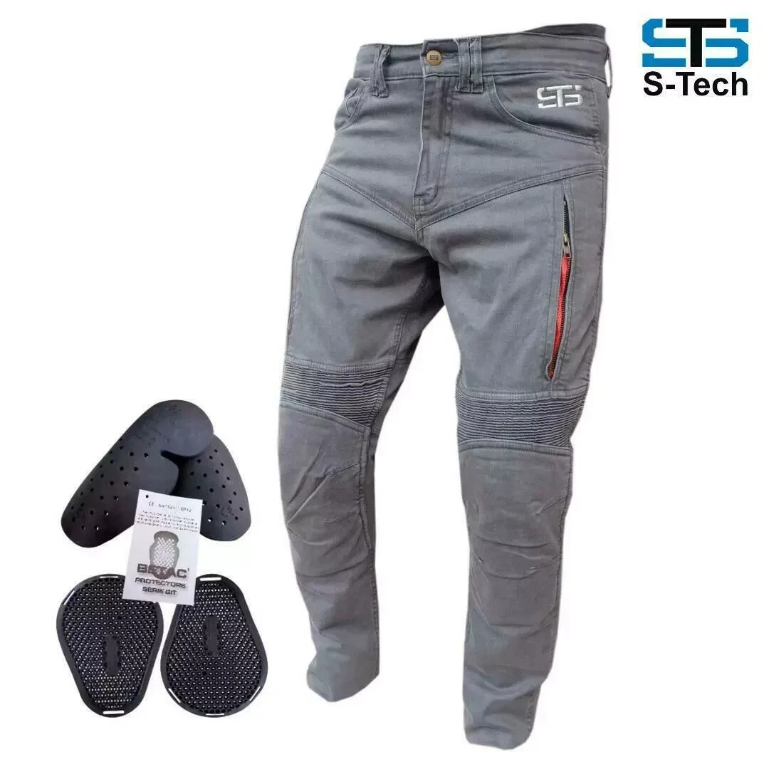 Pantalone Jeans Moto in Denim Rev'it MOTO Nero Vendita Online