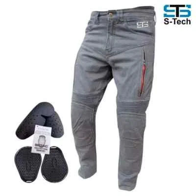 Moto denim jeans pantaloni tecnico Stechmoto ST 666 Falcon Aramid e protezione