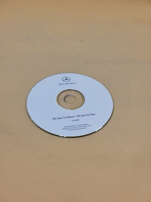 MERCEDES BENZ THE NEW GL CLASS DIE NEUE GL-KLASSE MEDIA INFORMATION CD ROM