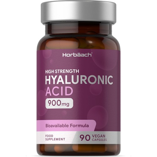 Hyaluronic Acid 900mg 90 Capsules High Strength Vegan by