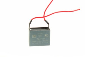 New Cbb61 15uf 2 Wire 250vac 50 60hz Ceiling Fan Capacitor 2 Wires